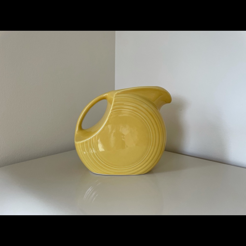 Fiestaware Disk Pitcher - Picture 2 of 6
